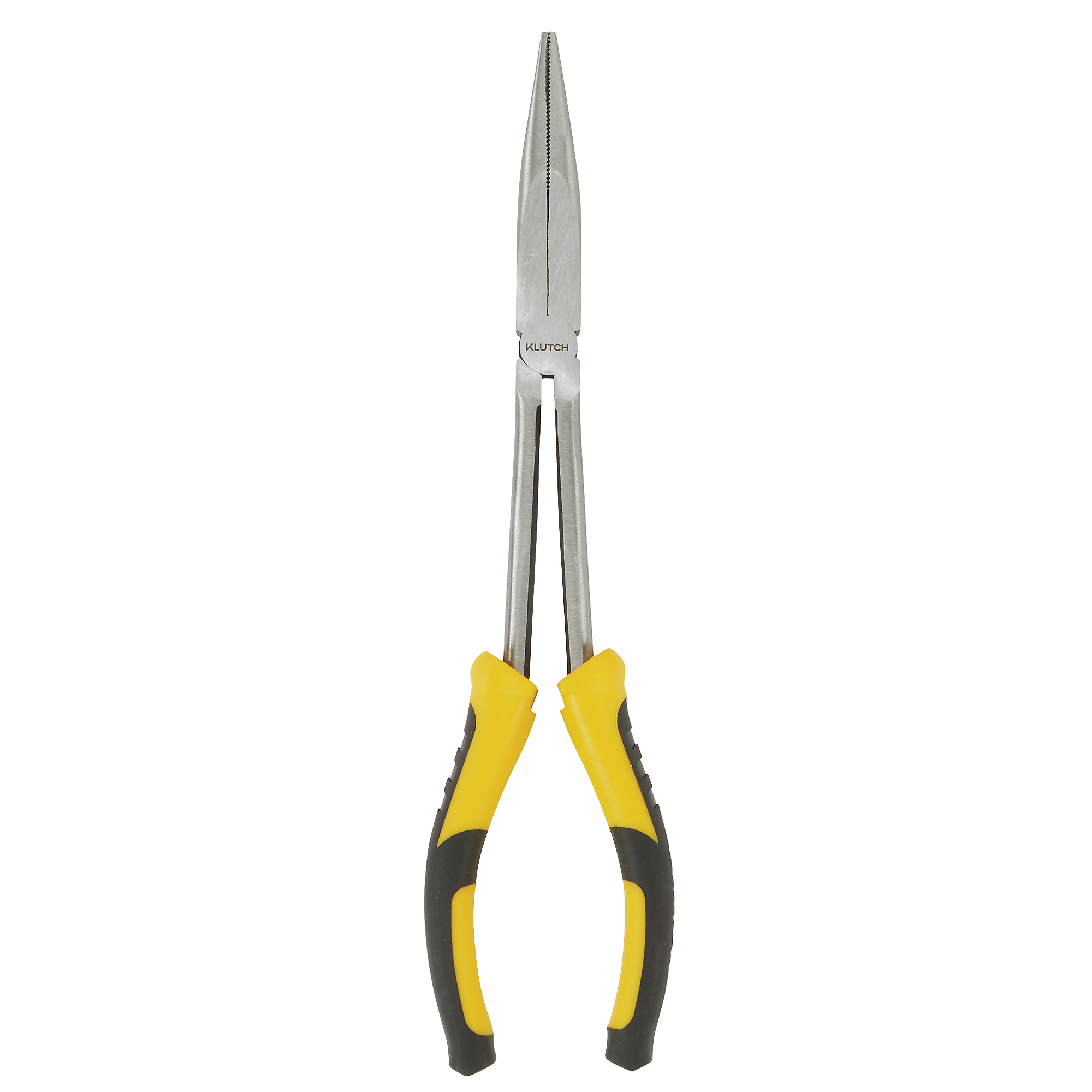 Klutch 11in. Long Nose Pliers, 2.17in. Jaw Capacity, Alloy Steel